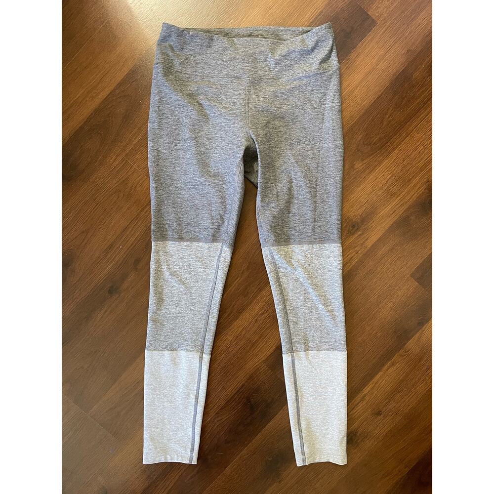 Outdoor Voices Color Block Leggings Athleisure Fitness Active Workout Gray Sz M